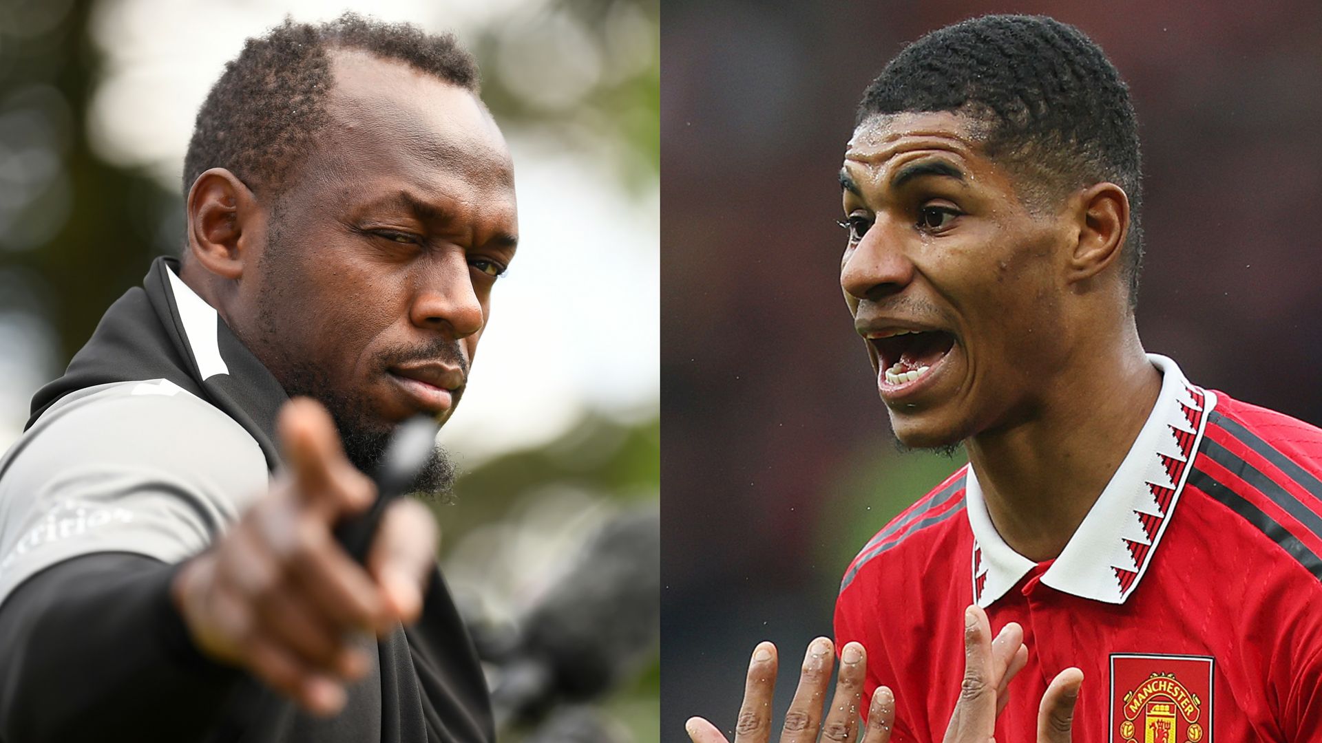 Usain Bolt Marcus Rashford