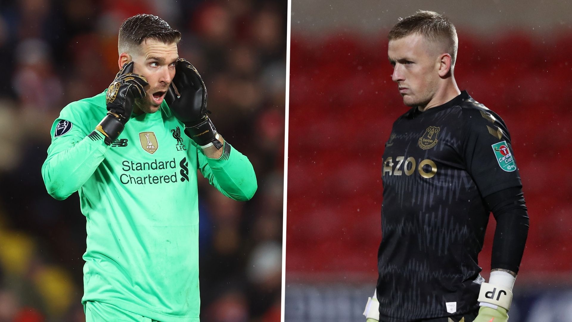 Adrian Jordan Pickford Liverpool Everton GFX