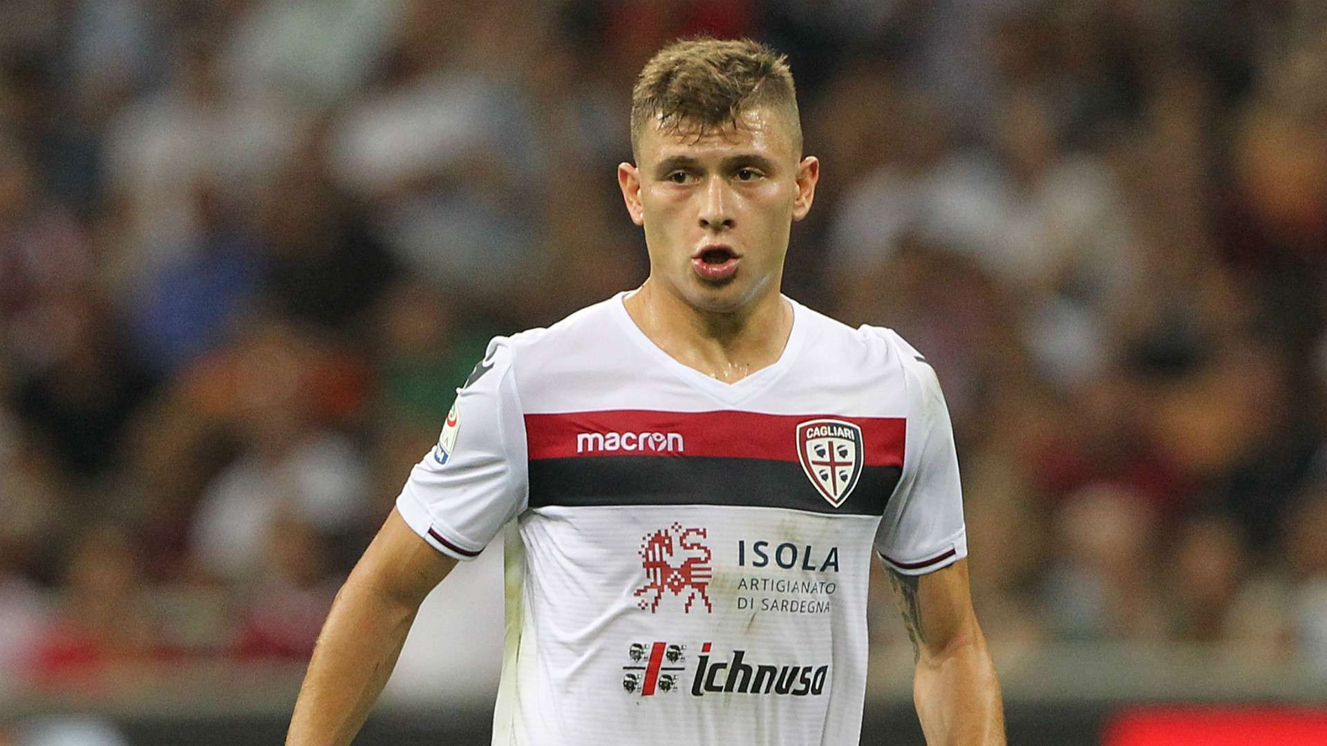Nicolò Barella, Cagliari, Serie A, 27082017