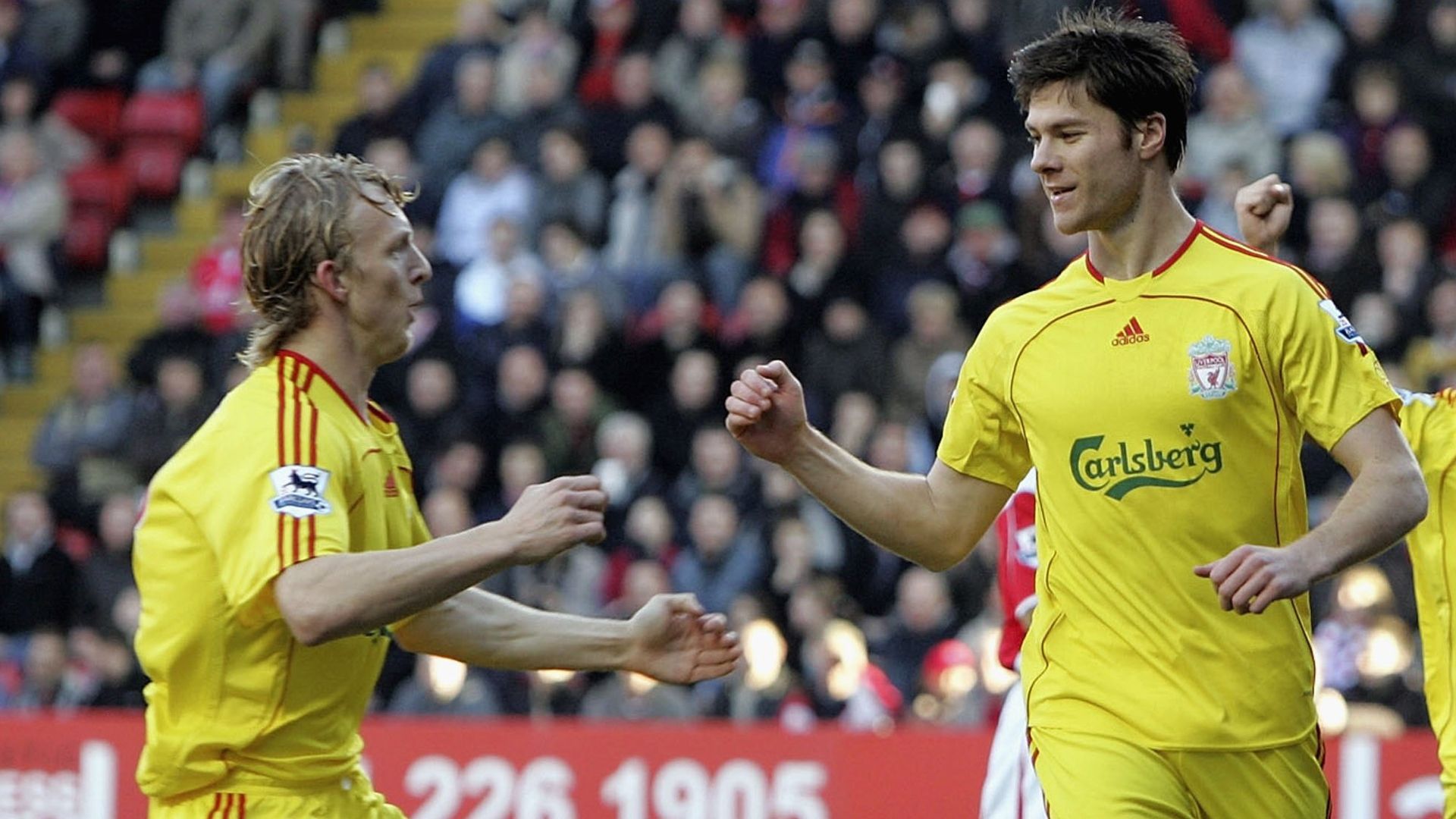 Xabi Alonso Dirk Kuyt Liverpool Charlton  12162016