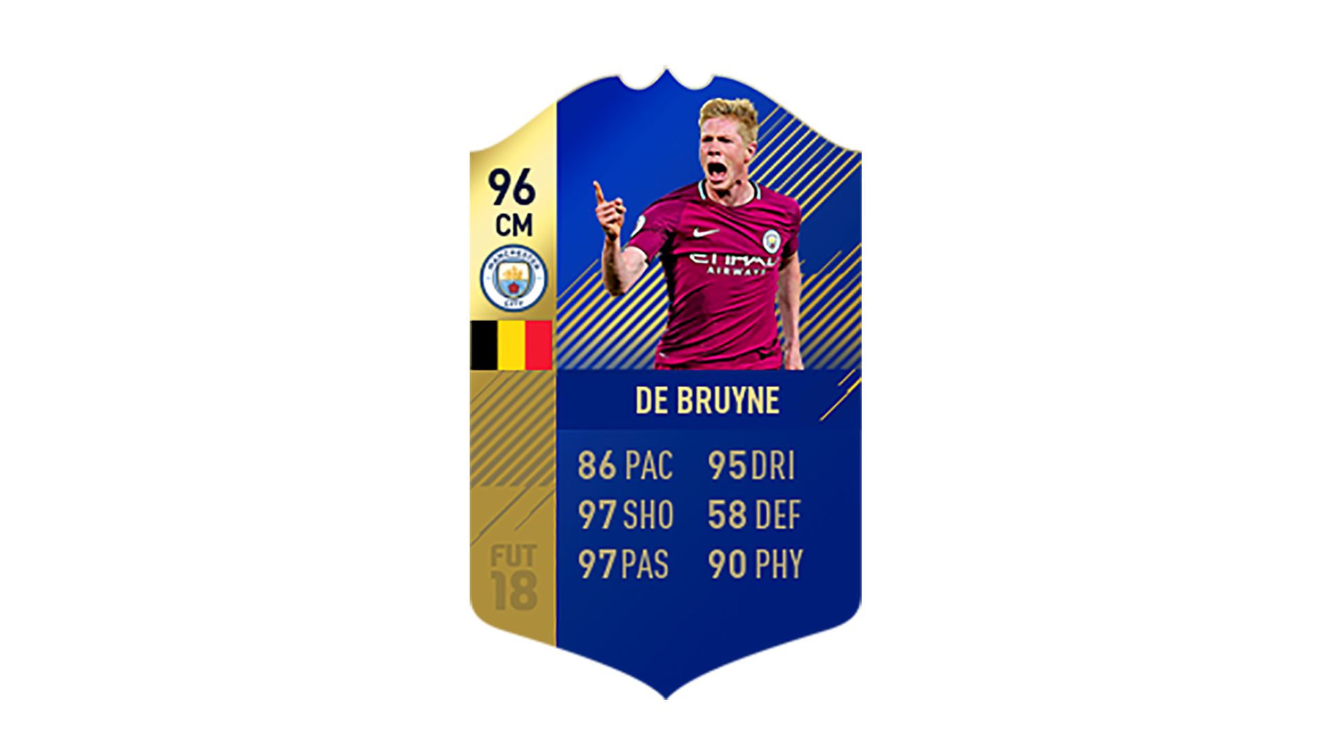 FIFA 18 Ultimate Team of the Season De Bruyne