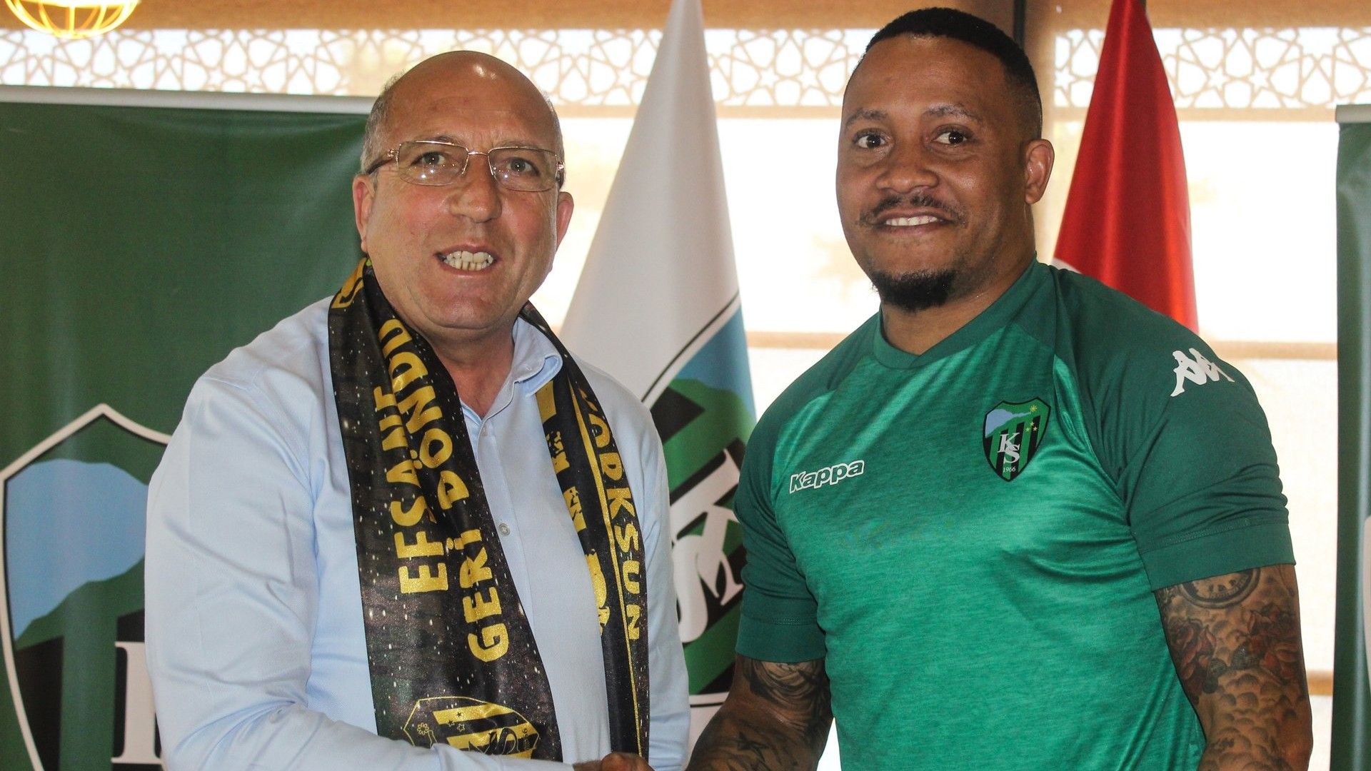 South Africa player Dino Ndlovu signs for Kocaelispor.