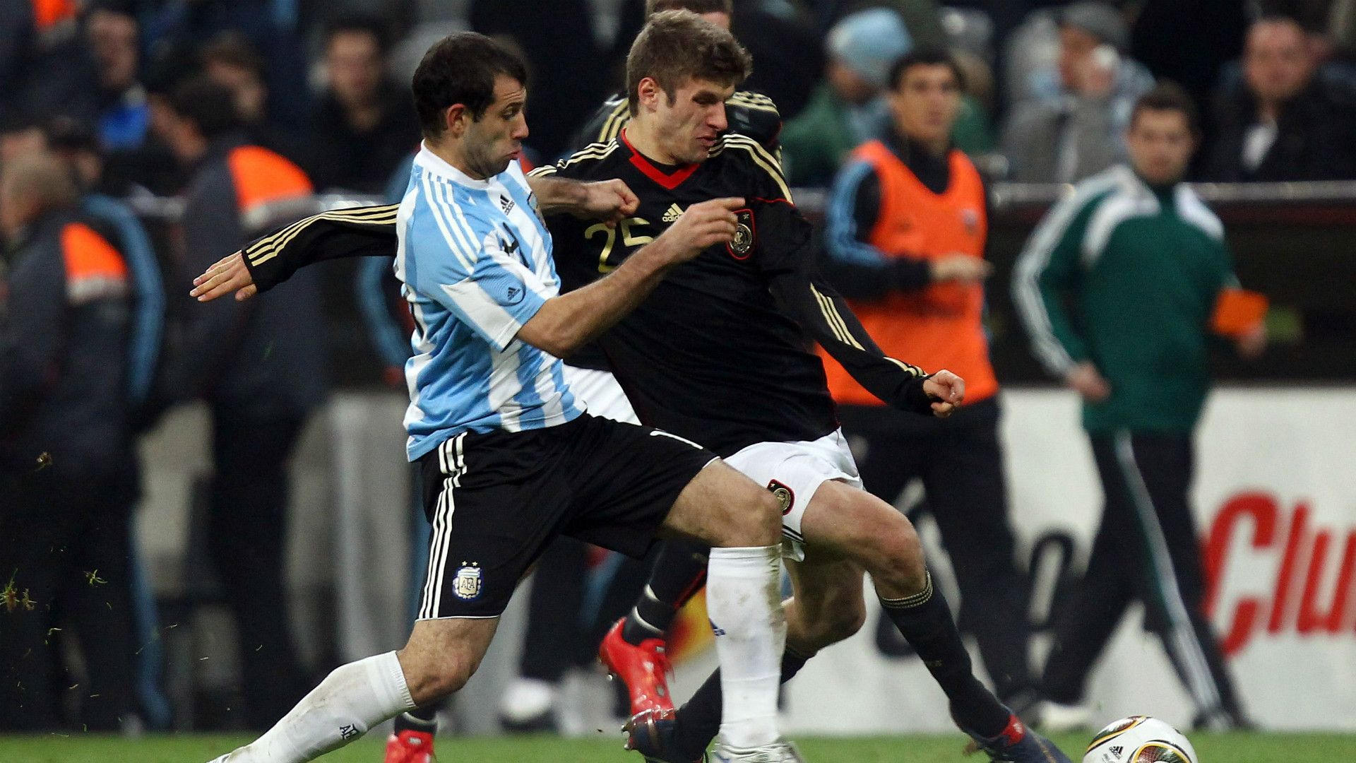 Thomas Müller Debut Germany Argentina 2010