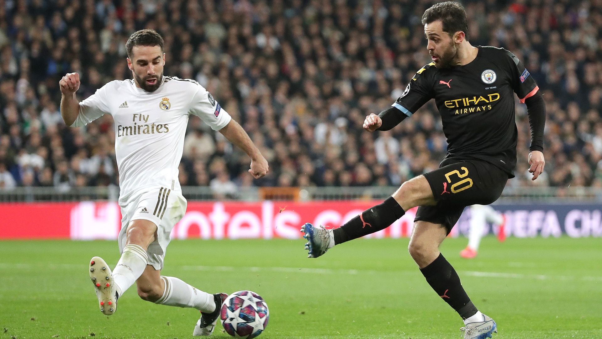 Dani Carvajal Bernardo Silva Manchester City Champions League 2020