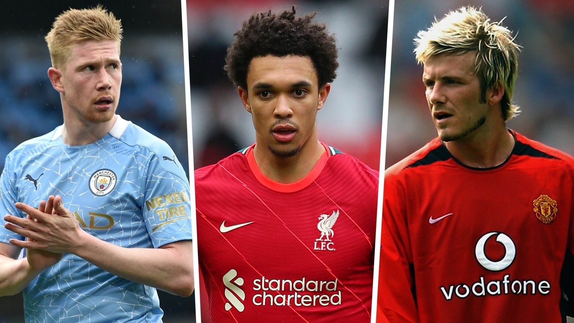 De Bruyne & Alexander-Arnold & Beckham