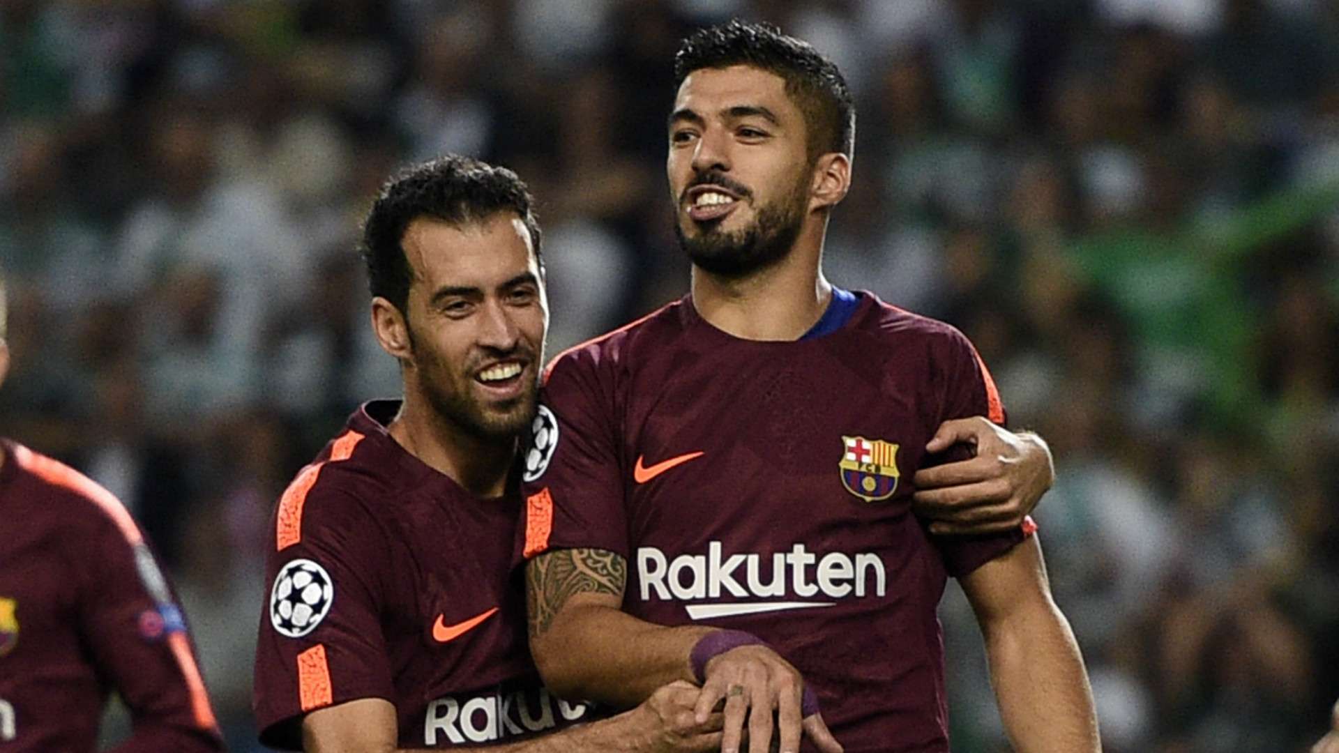 Sergio Busquets Luis SuarezBarcelona