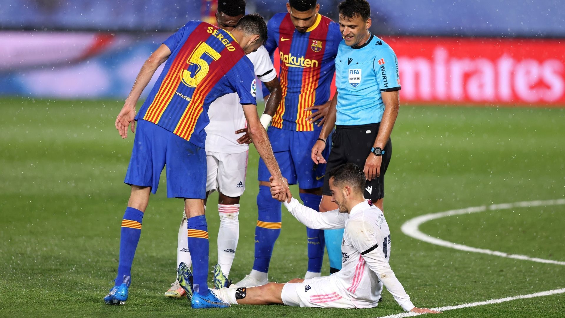 Lucas Vázquez Busquets Real Madrid Barcelona 11042021