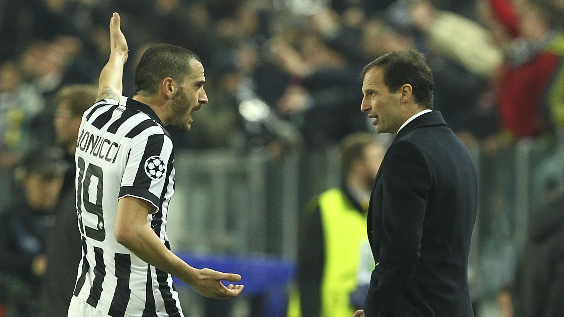 Leonardo Bonucci Max Allegri Juventus