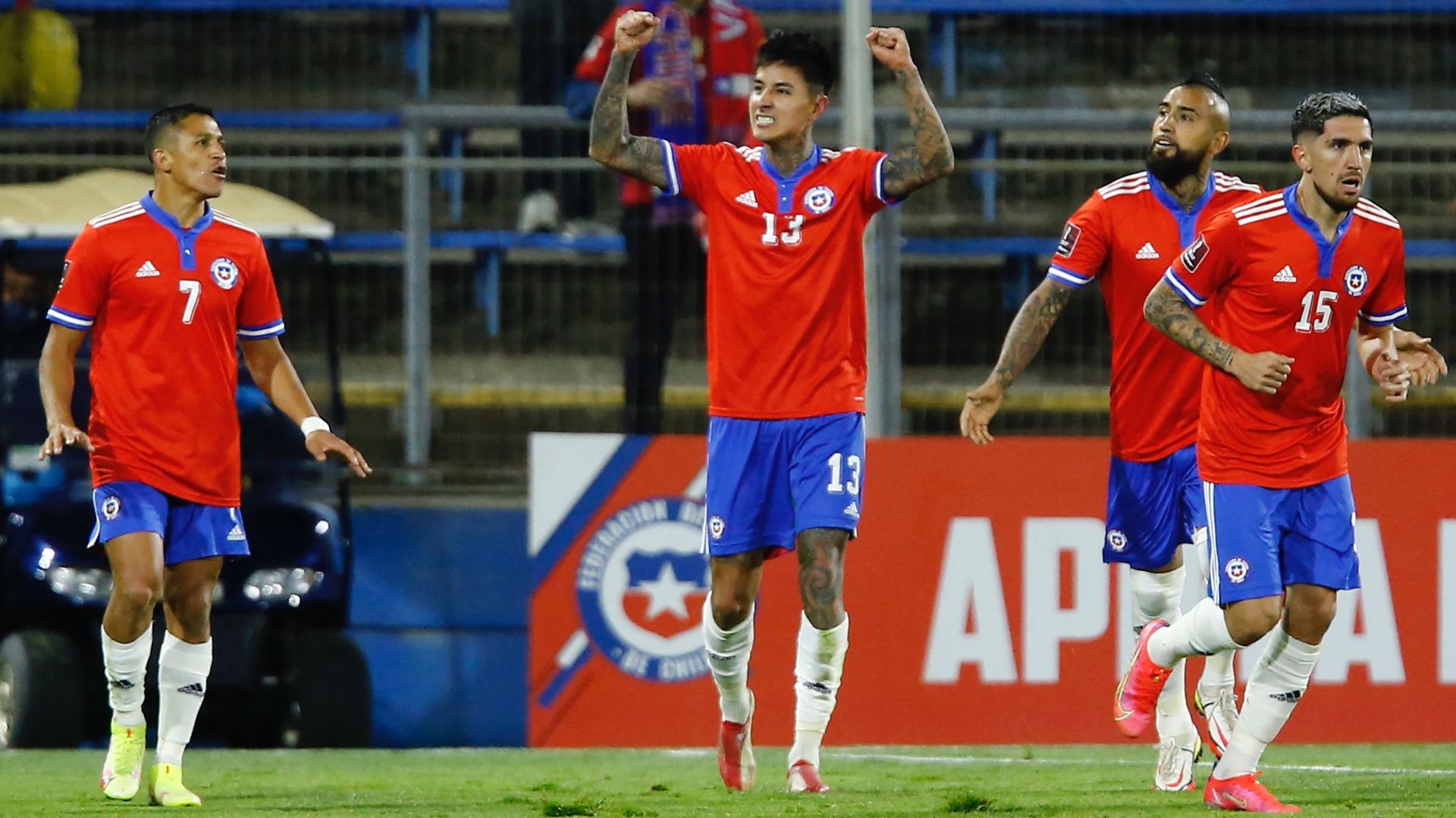 141021 Chile Venezuela Alexis Sánchez Arturo Vidal Erick Pulgar Diego Valdés