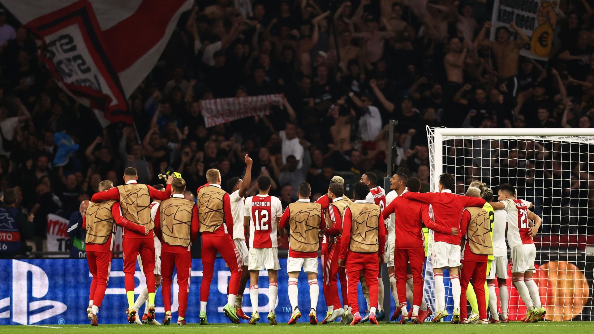 Ajax Amsterdam Jubel UEFA Champions League 2021