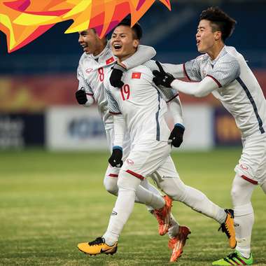 U23 Việt Nam ăn mừng