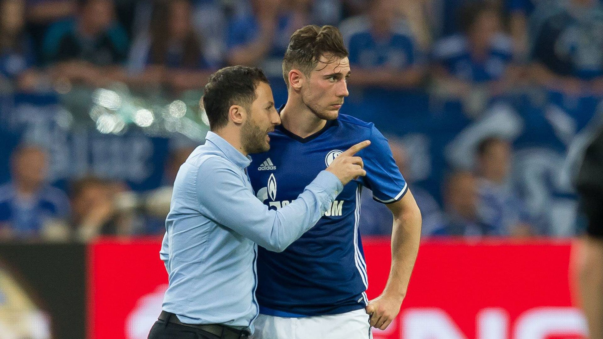 ONLY GERMANY Domenico Tedesco Leon Goretzka FC Schalke 04 18042018