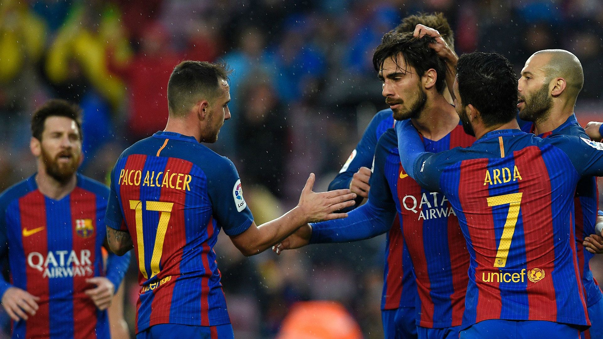 Andre Gomes Paco Alcacer Barcelona Osasuna LaLiga 26042017