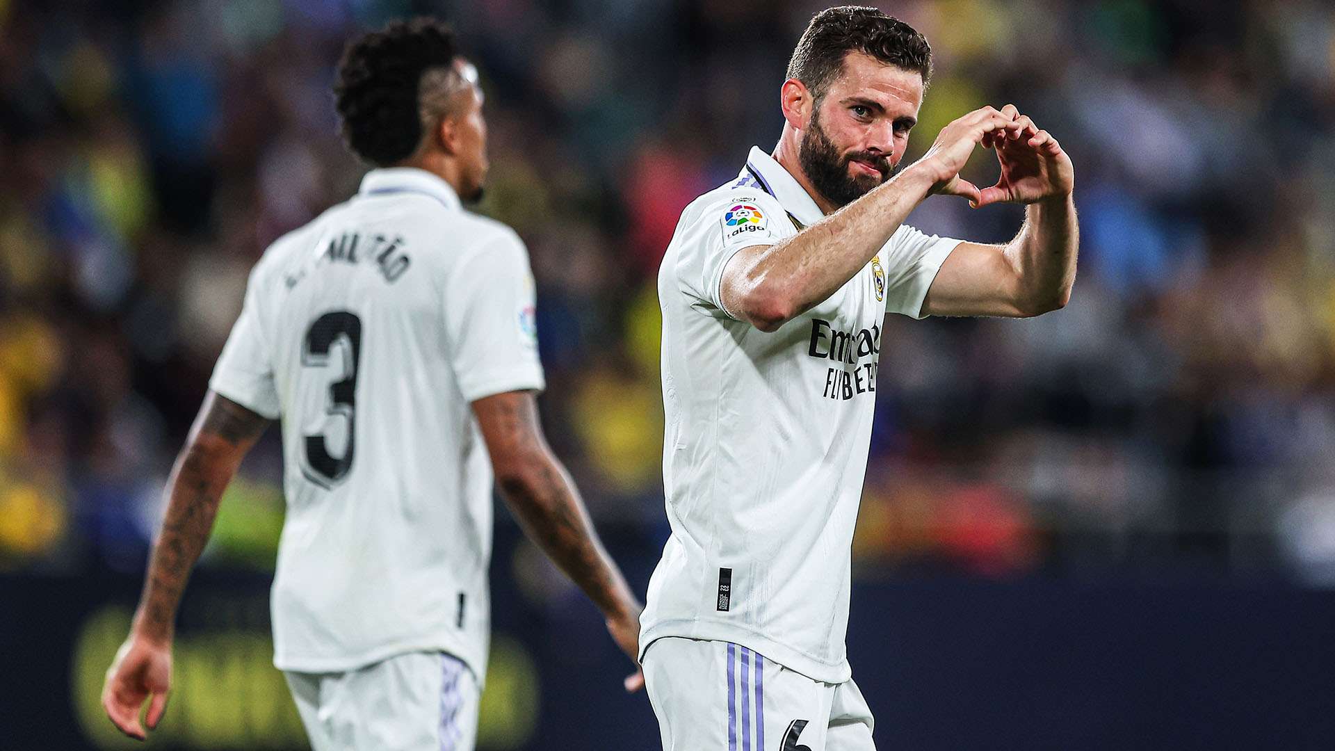 Nacho celebrate Real Madrid Cadiz 2022-23