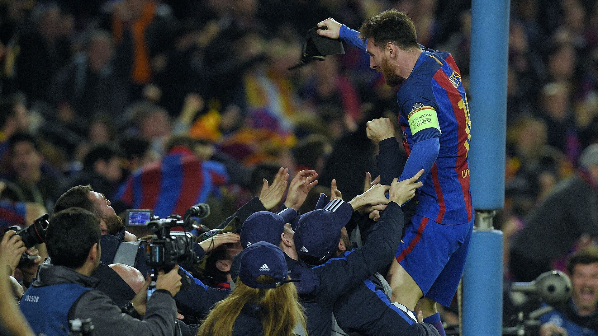 Lionel Messi Barcelona PSG UEFA Champions League 08032016