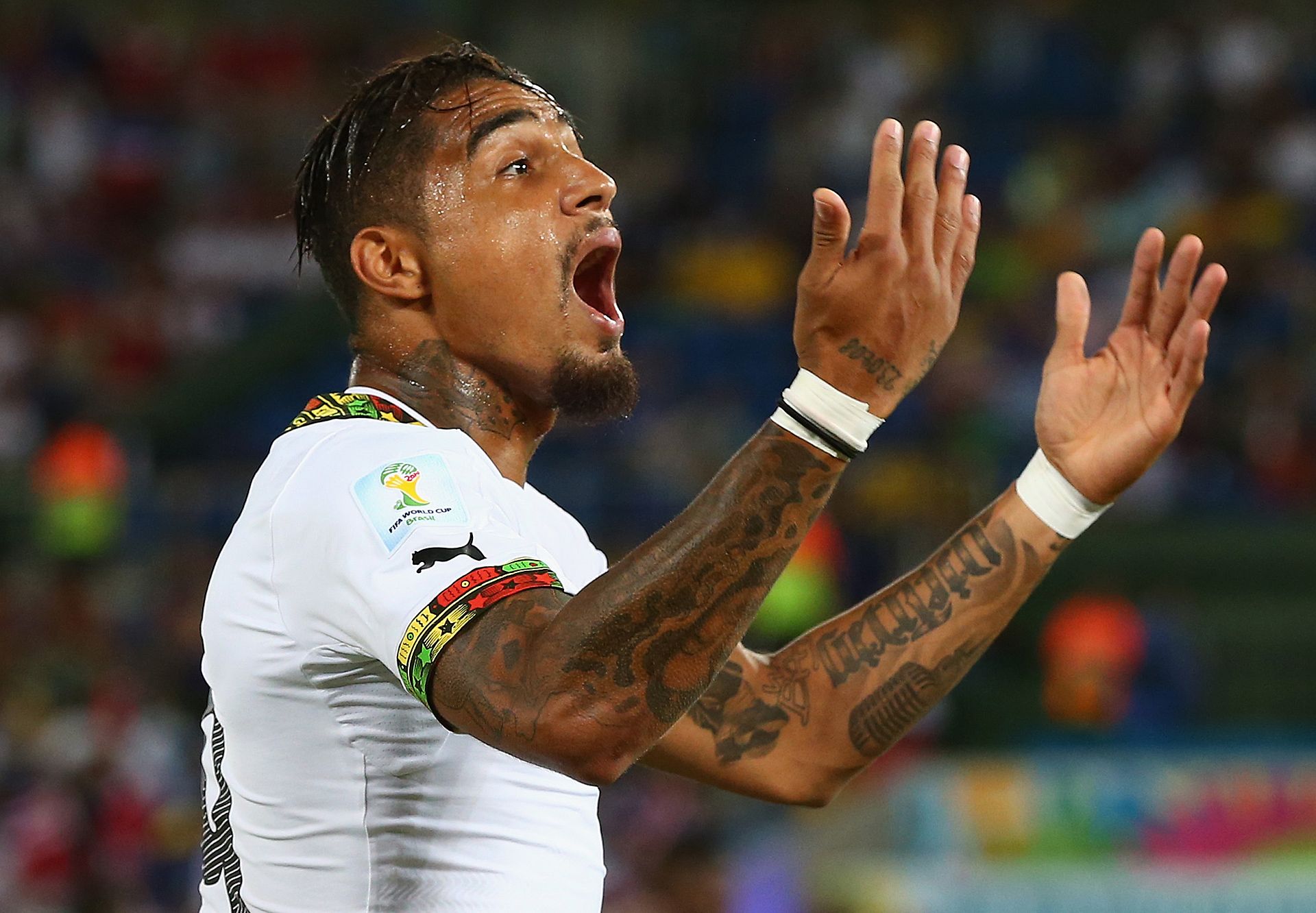 Kevin Prince Boateng Ghana USA 2014 World Cup Group G 06162014