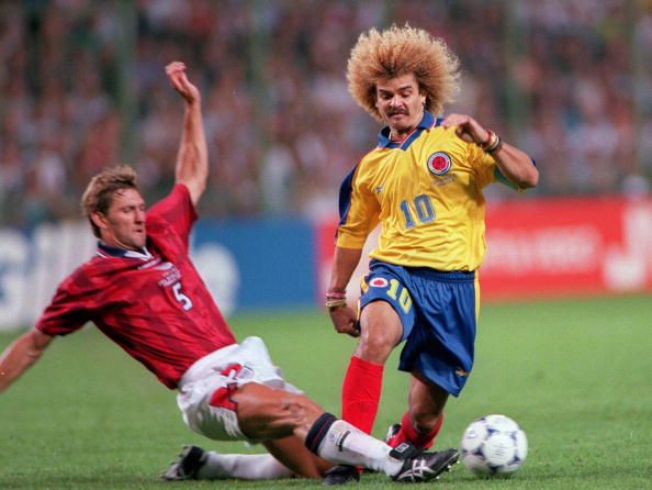 Carlos Valderrama - Colombia vs England (france 98)