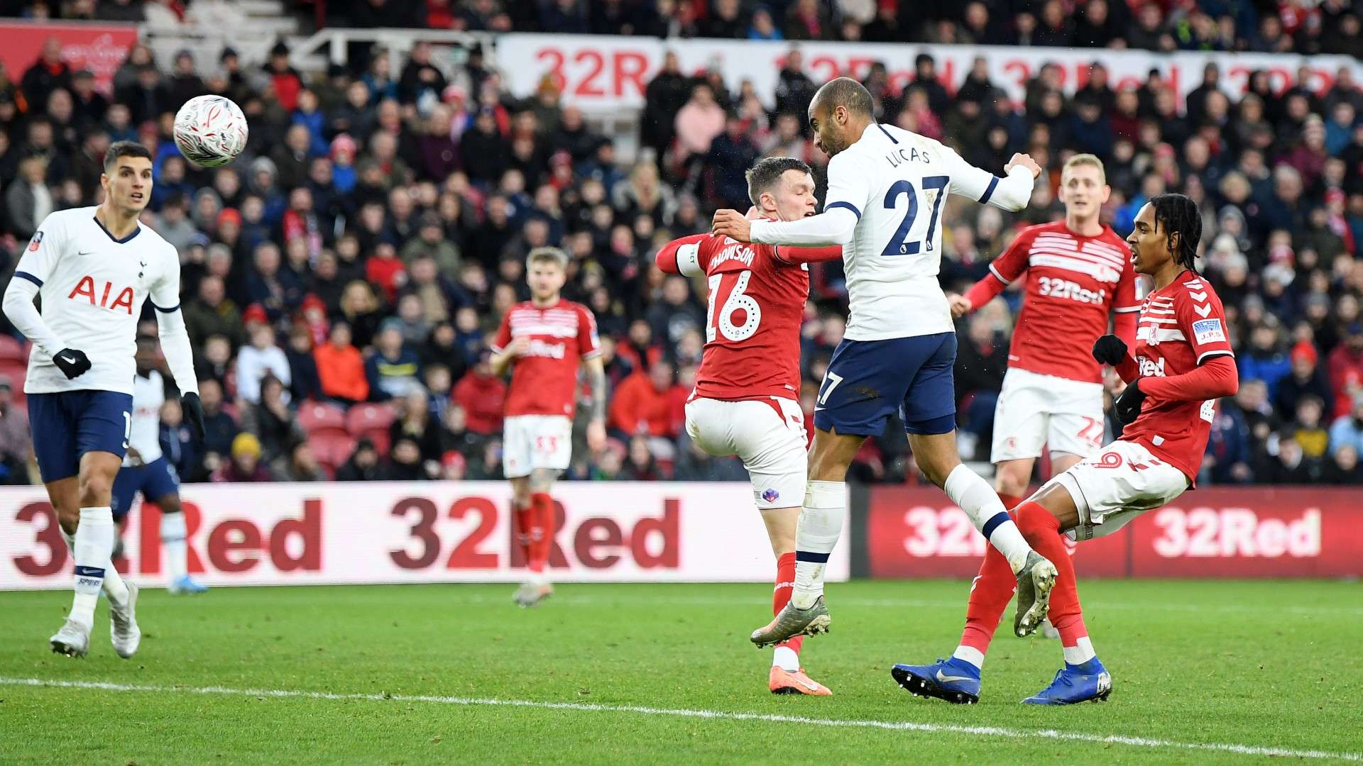 Lucas Moura Middlesbrough Tottenham FA Cup