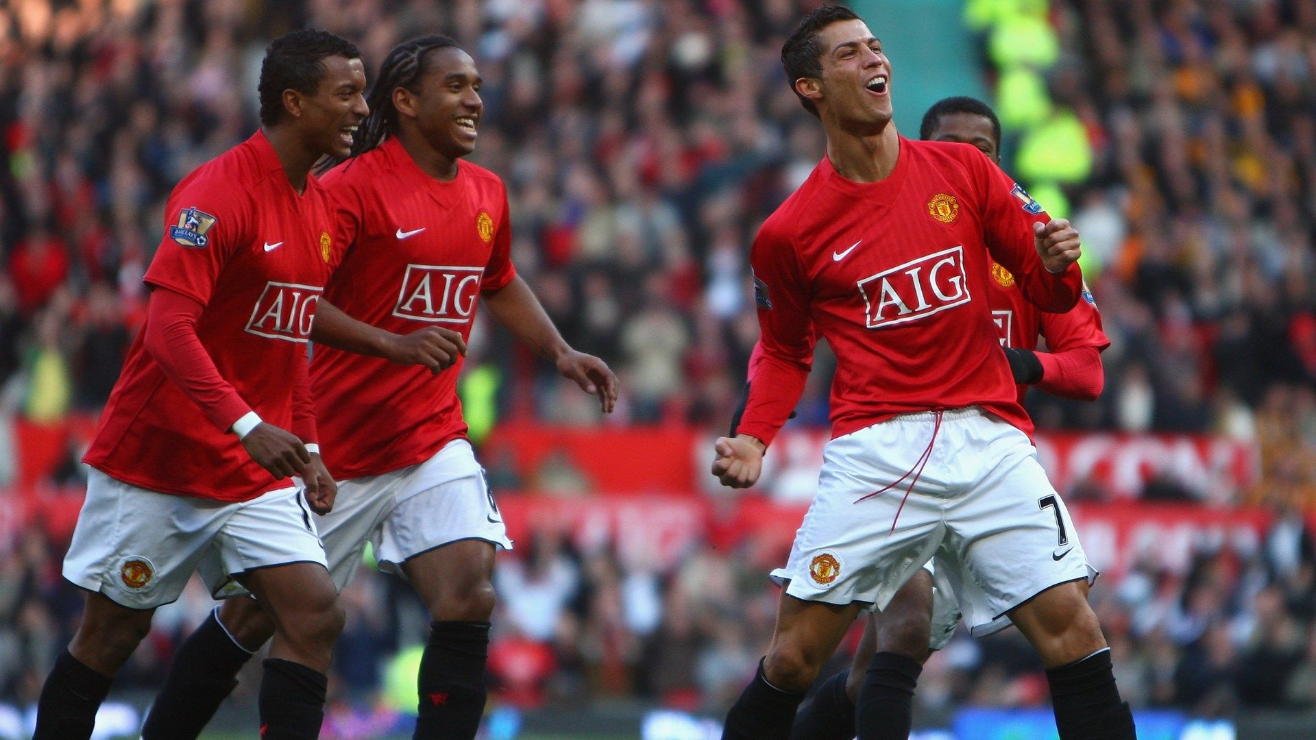 Cristiano Ronaldo Nani Anderson 2008