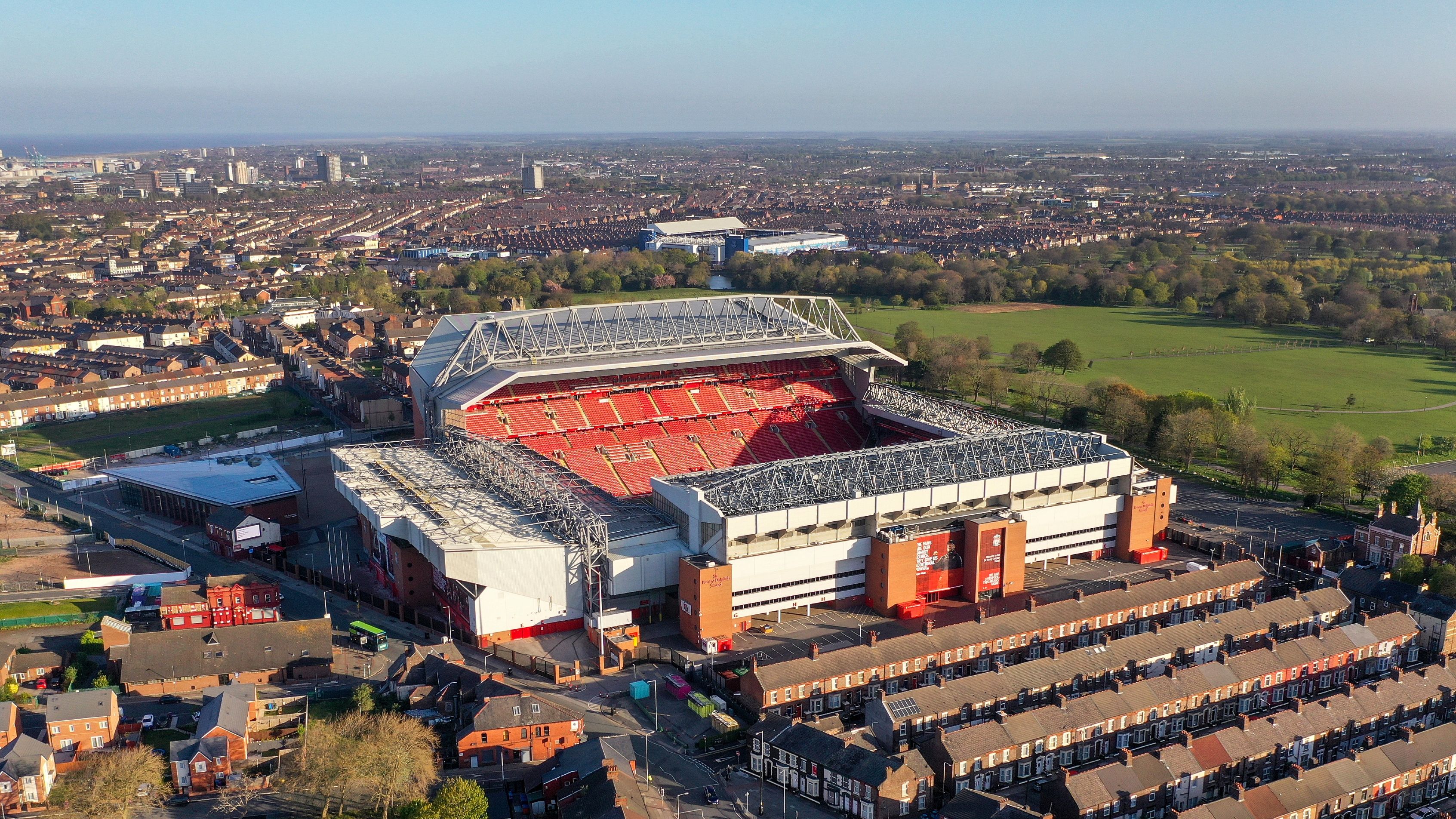 Anfield Goodison Park Liverpool Everton