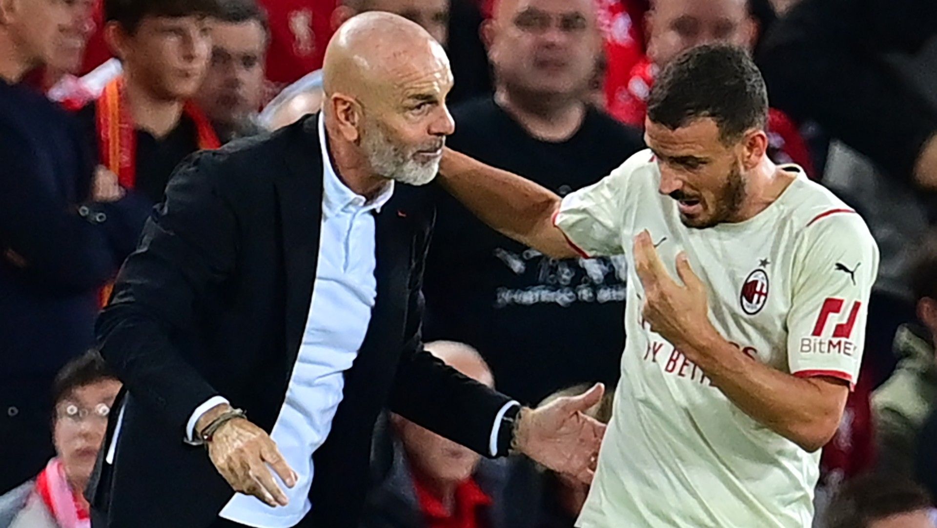Stefano Pioli Alessandro Florenzi Liverpool Milan 15092021