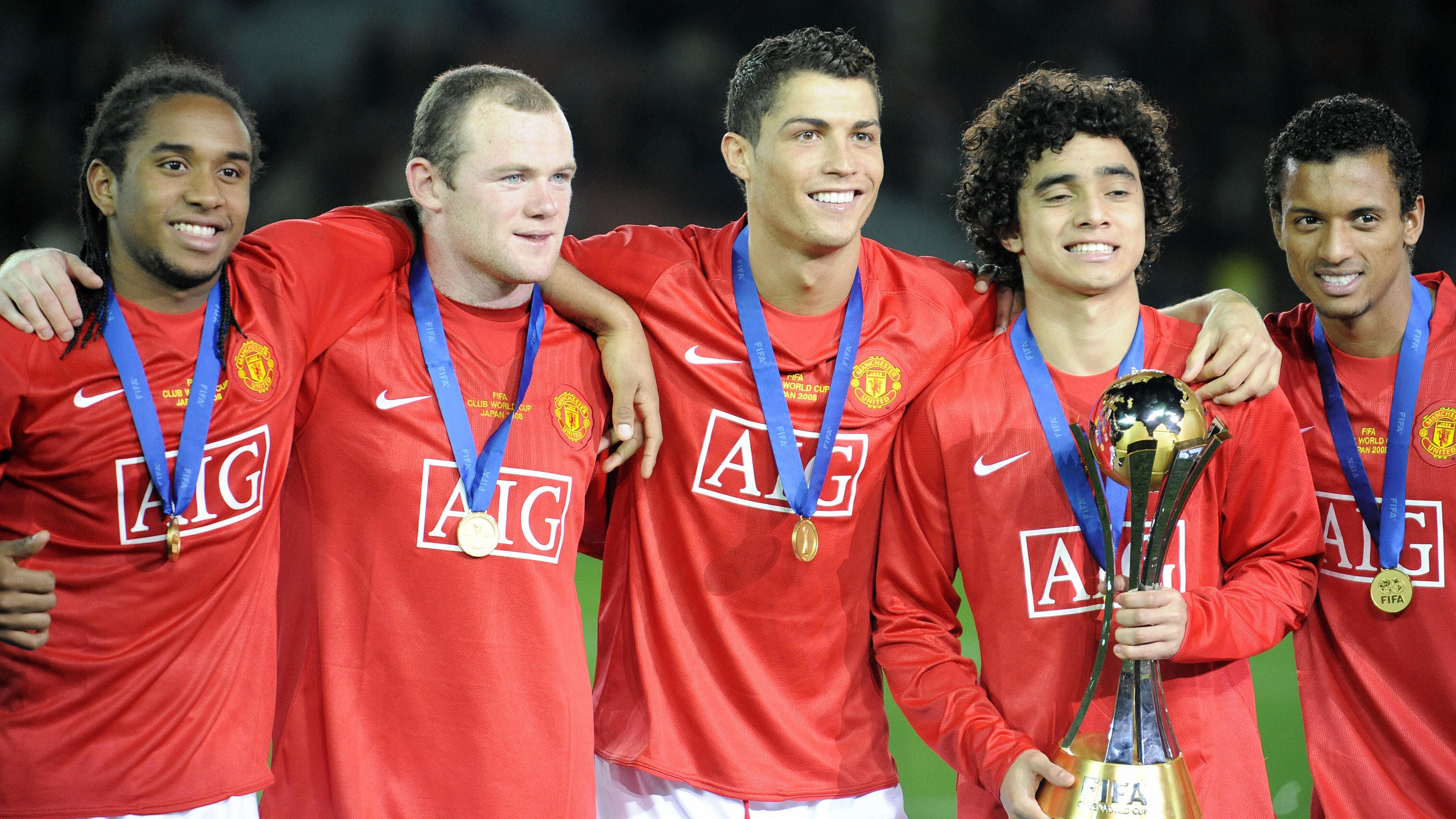 Cristiano Ronaldo Rafael Wayne Rooney Nani Manchester United Club World Cup 2009