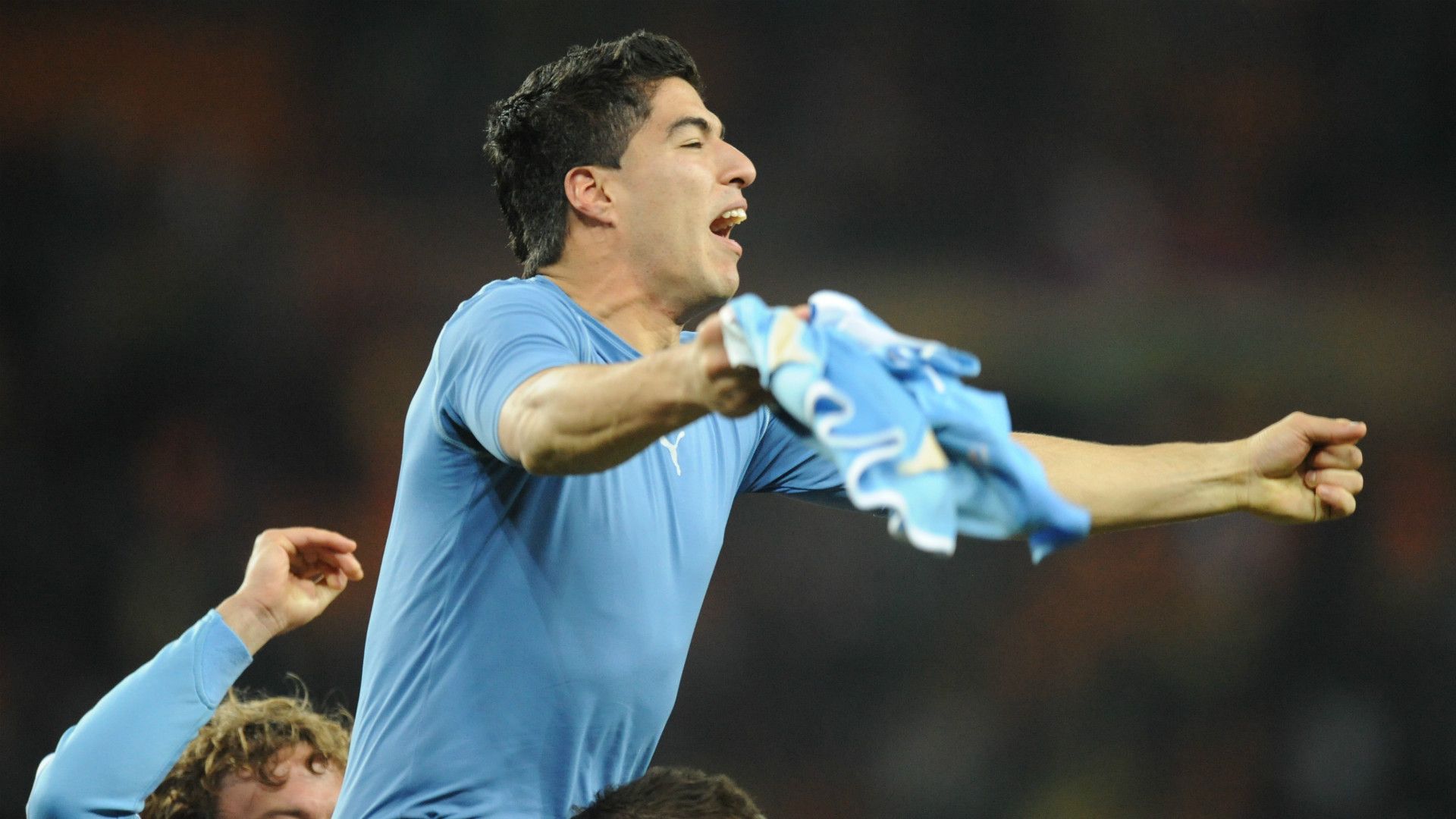 Luis Suarez Uruguay Ghana World Cup 2010