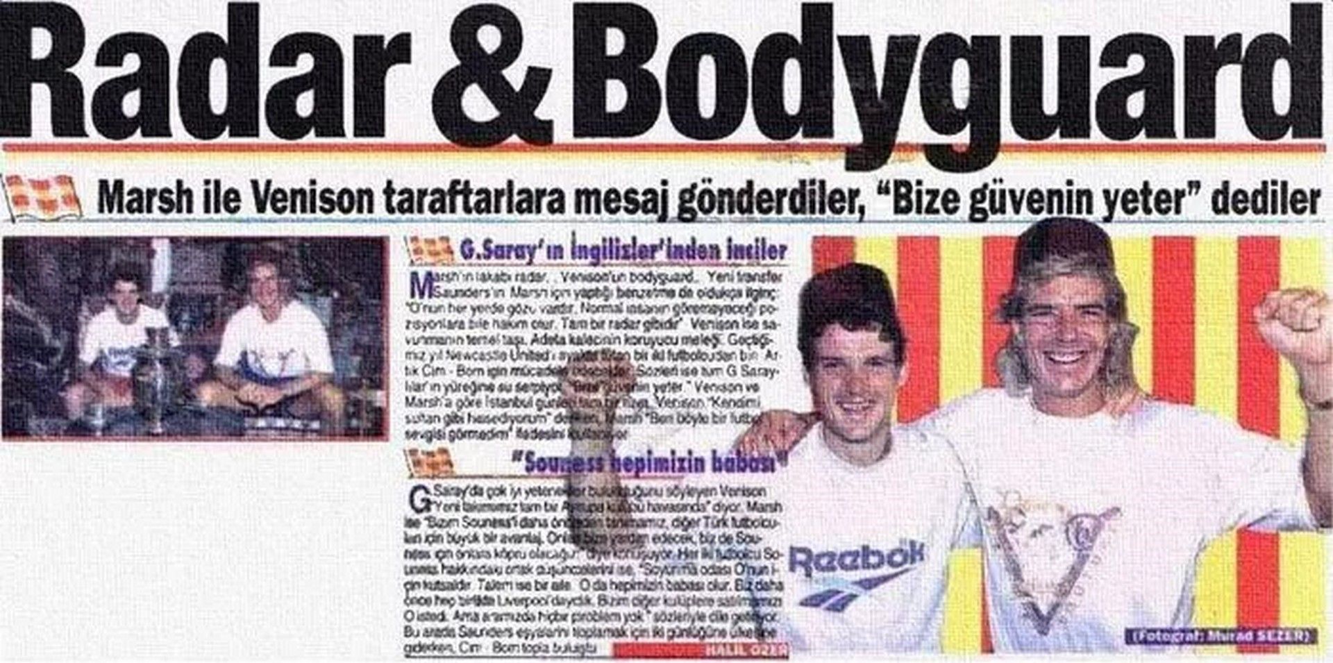 Mike Marsh & Barry Venison - Galatasaray 1995