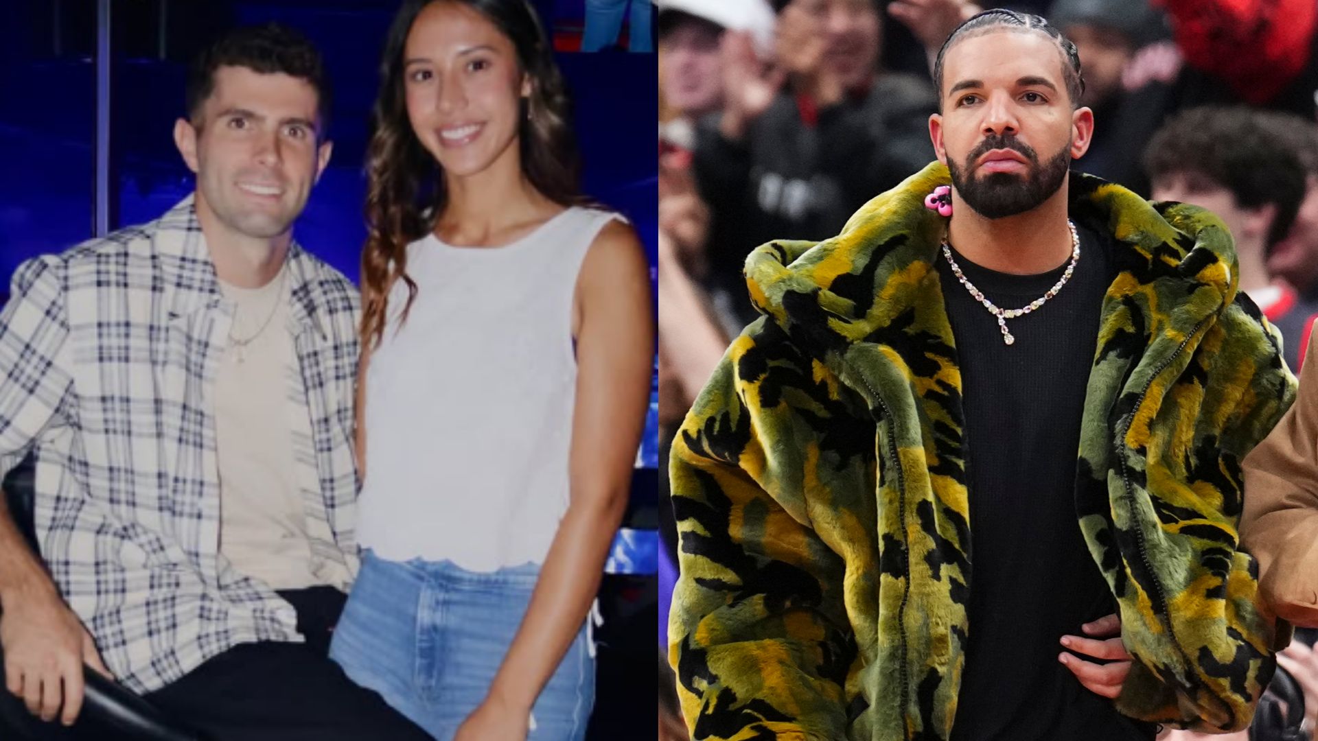 '10/10 night!' - Christian Pulisic & Alexa Melton watch rap superstar Drake live as USMNT star takes in well-earned break with golf pro girlfriend after goalscoring start to season for AC Milan | Goal.com UK
