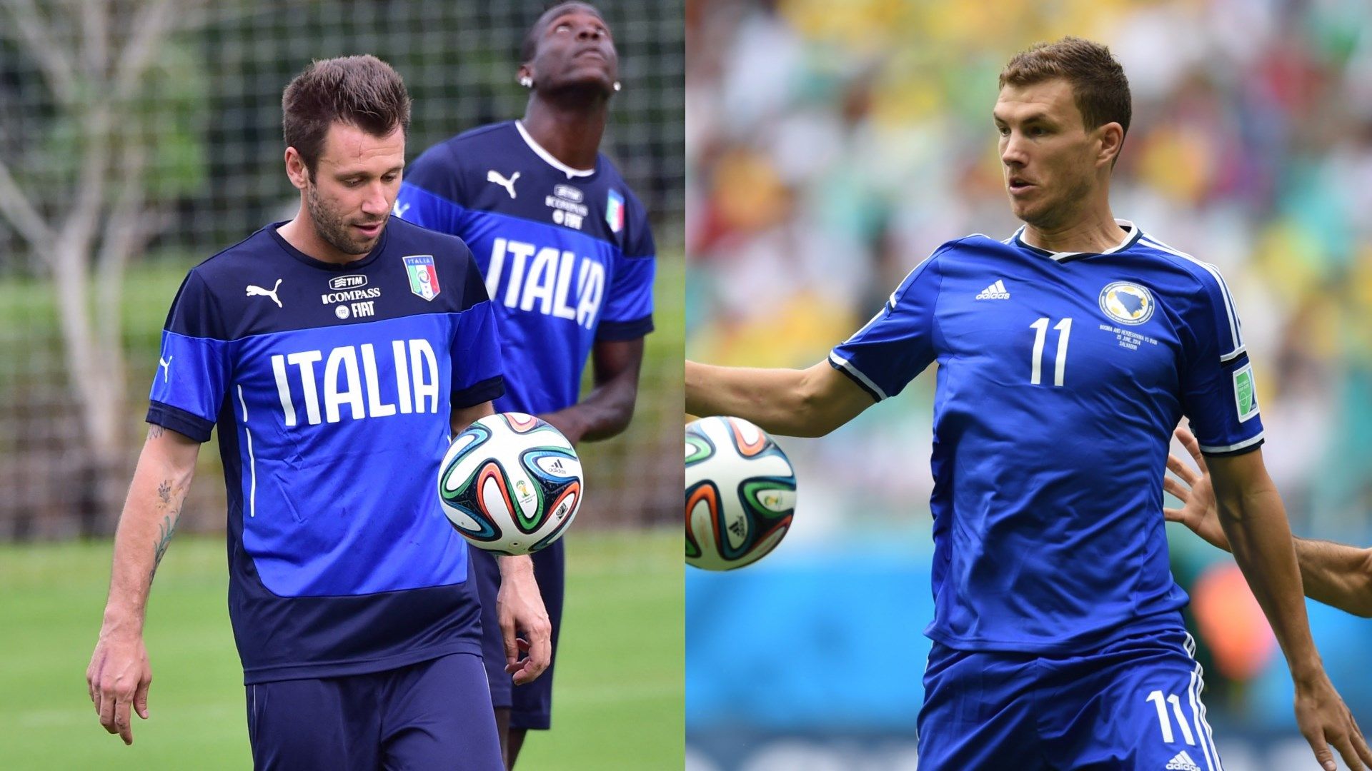 Cassano Balotelli Dzeko