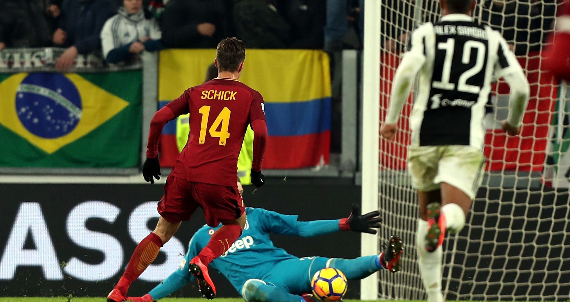 Patrik Schick Juventus Roma Serie A