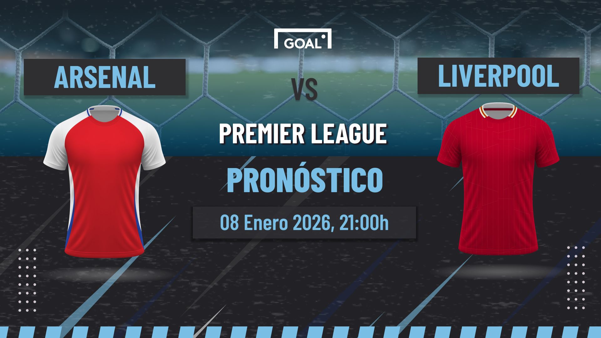 Arsenal vs Liverpool Pronóstico y Apuestas Premier League | 08/01/26