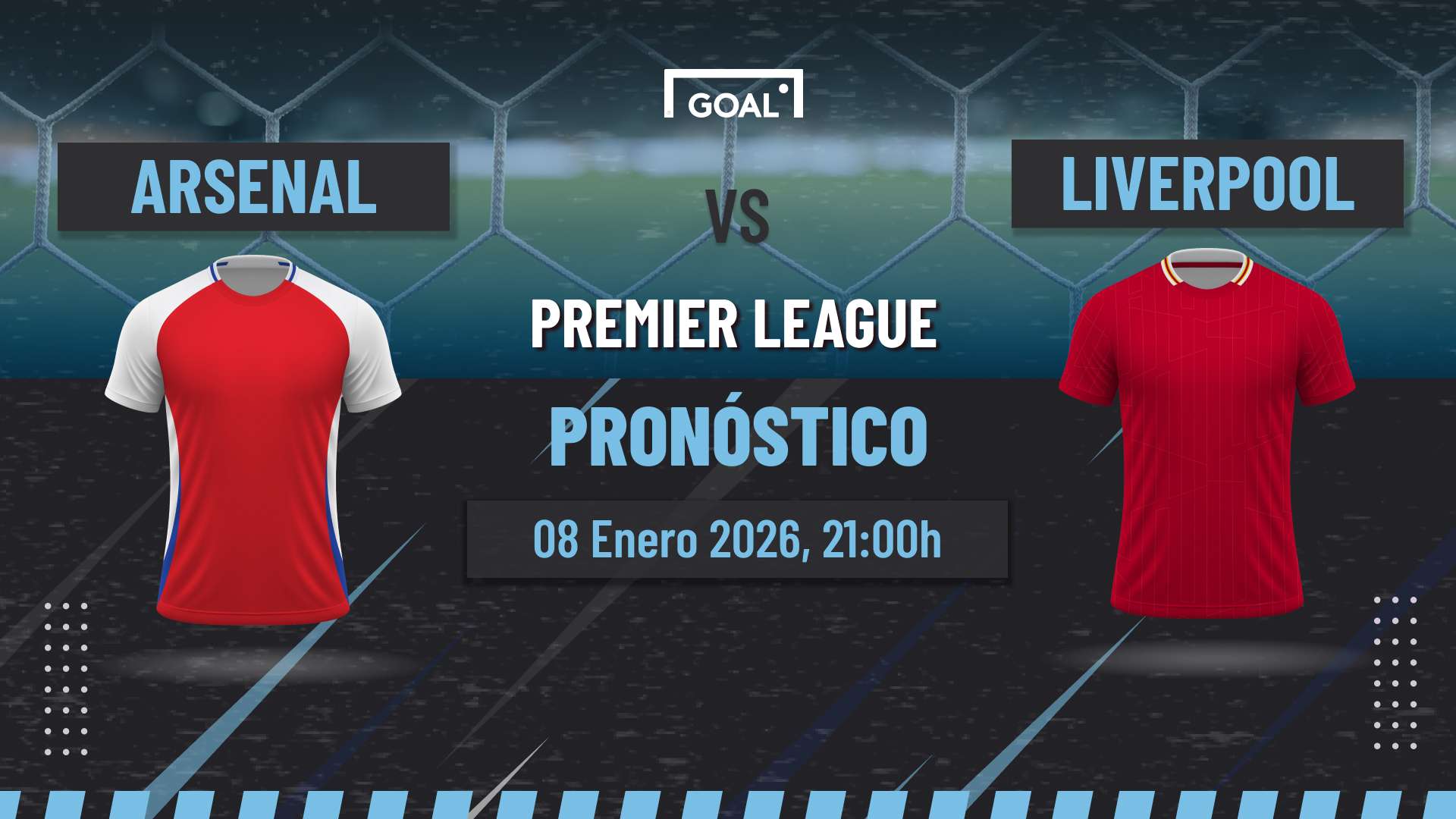 Arsenal vs Liverpool Pronóstico y Apuestas Premier League | 08/01/26
