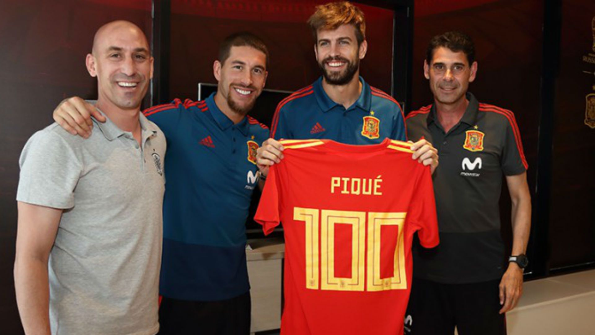 Piqué Espanha Sergio Ramos Hierro 22 06 2018