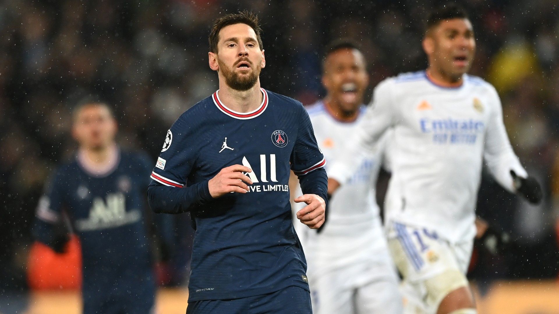 Messi PSG Real Madrid UCL