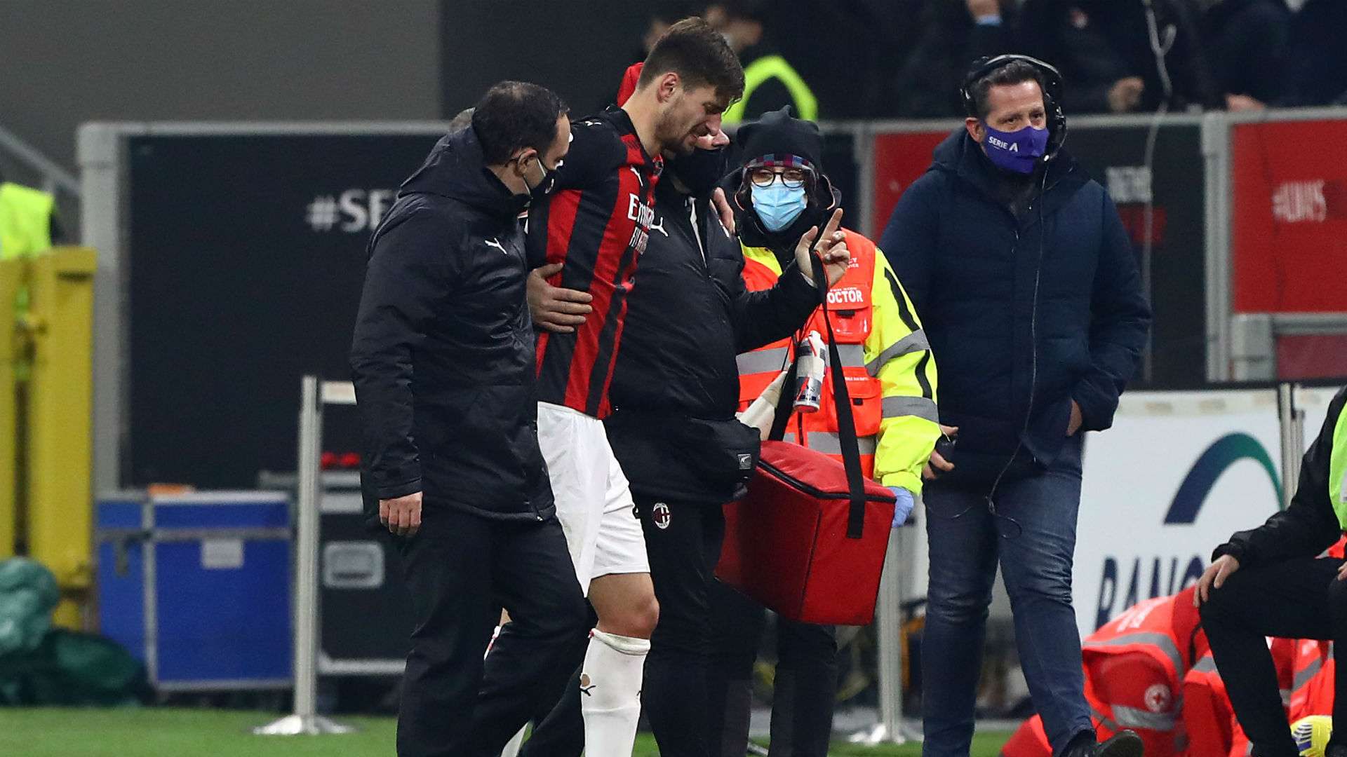 Matteo Gabbia injured Milan Parma