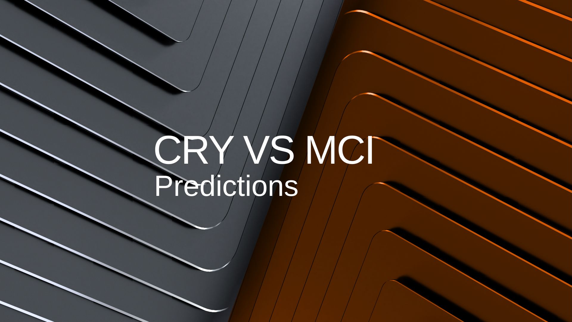 Crystal Palace vs Manchester City predictions