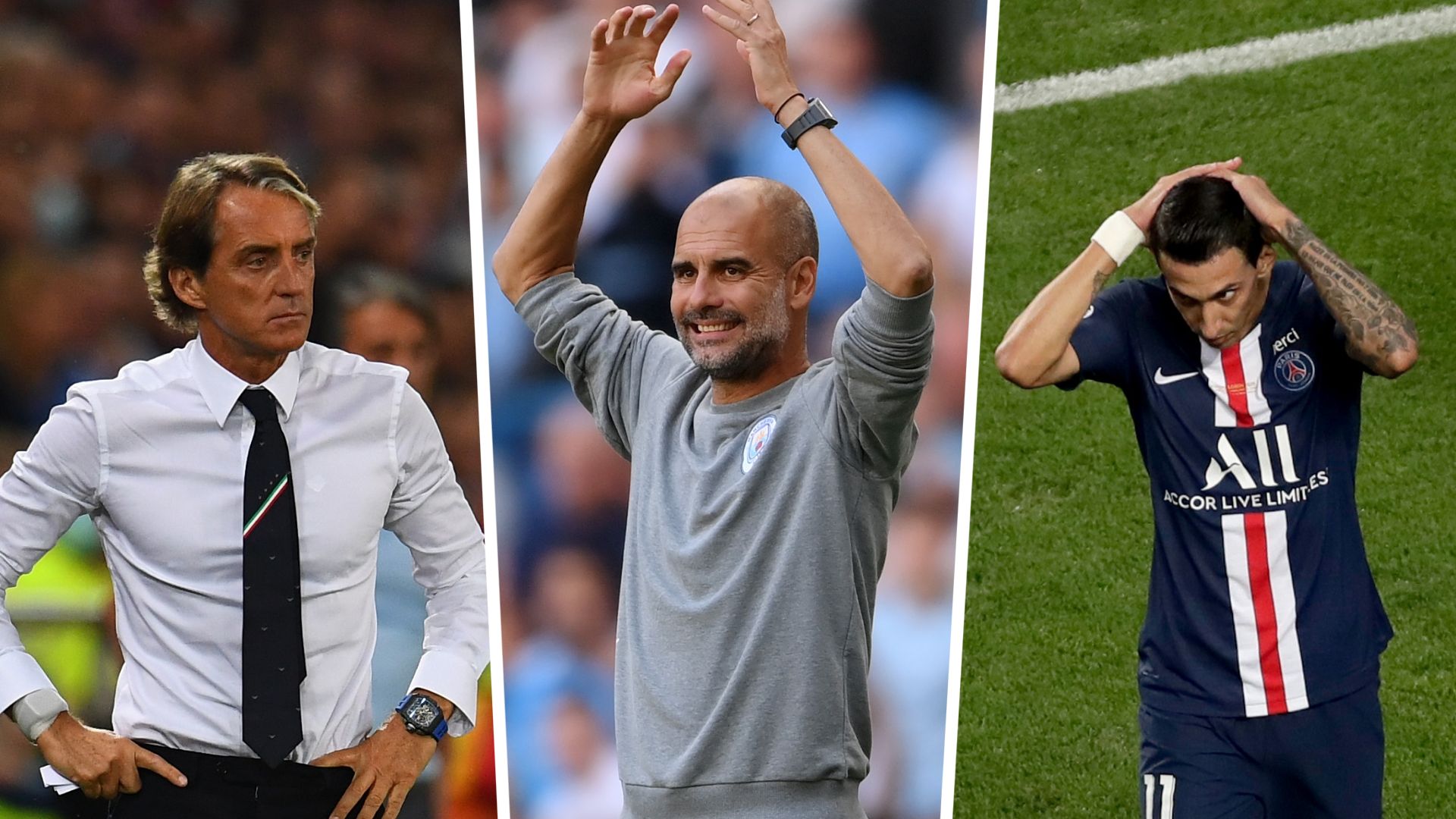 Mancini Guardiola Di Maria GFX