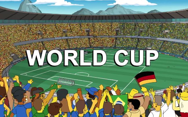 The Simpsons in Brazil for the 2014 World Cup