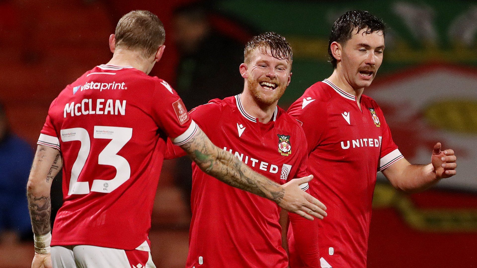 Andy Cannon James McClean Thomas O'Connor Wrexham 2023-24