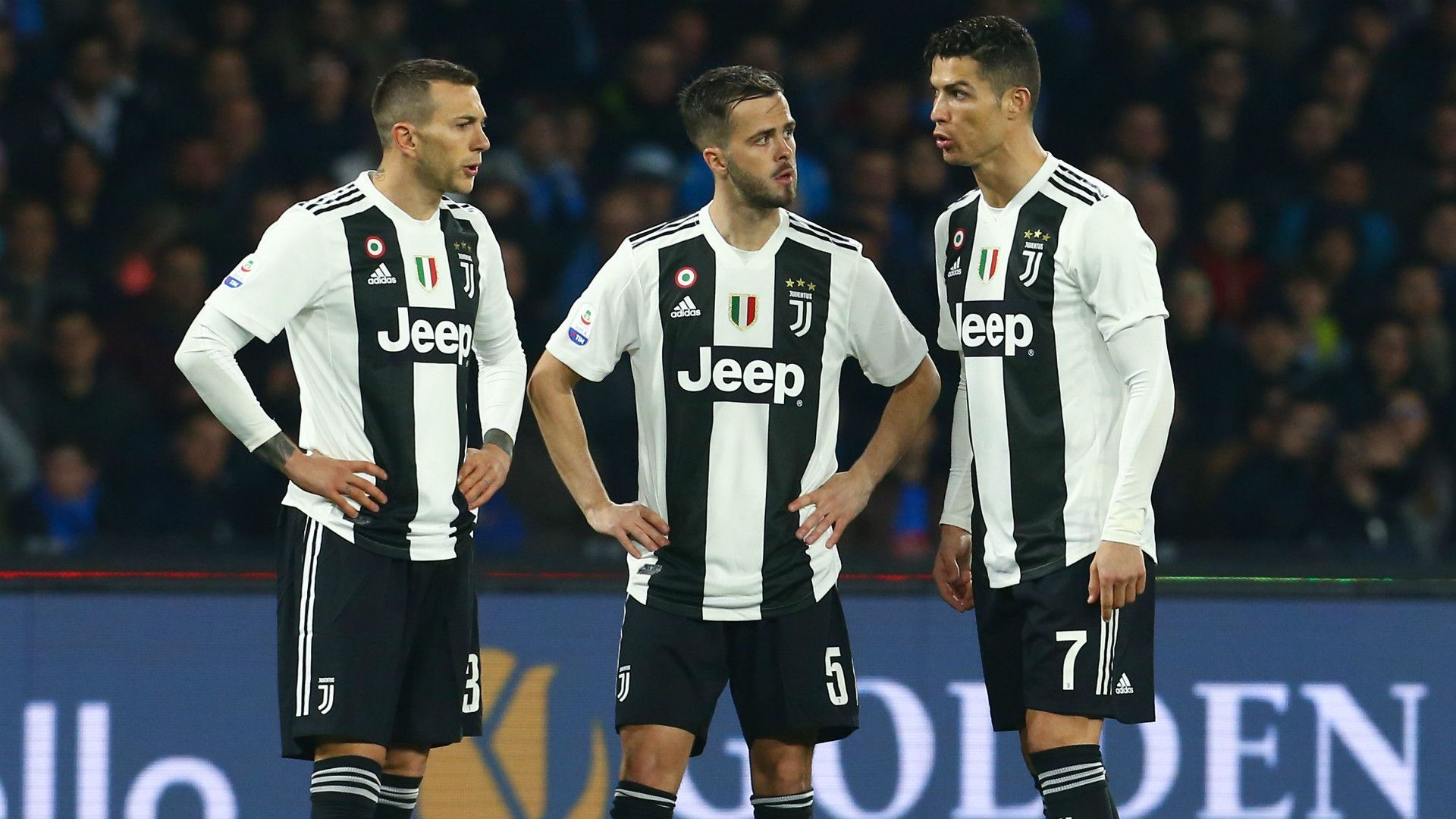 Federico Bernardeschi Miralem Pjanic Cristiano Ronaldo Juventus