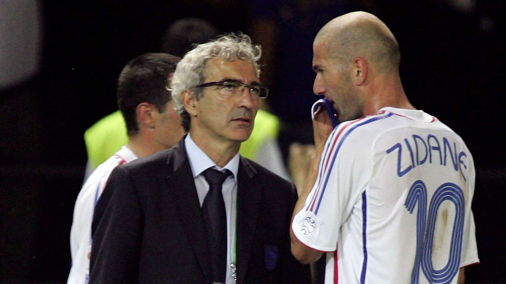Raymond Domenech Zinedine Zidane France 07092015