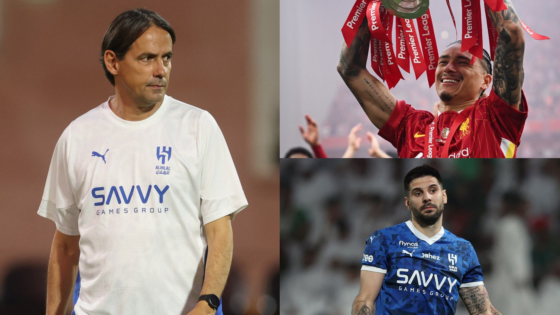 Simone Inzaghi Darwin Nunez Alexander Mitrovic Hilal