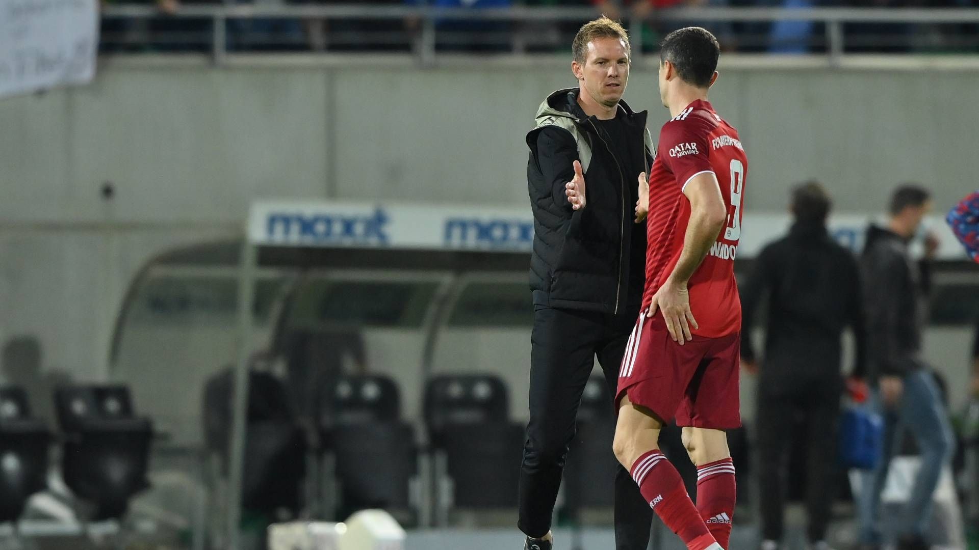 Julian Nagelsmann Robert Lewandowski FC Bayern München