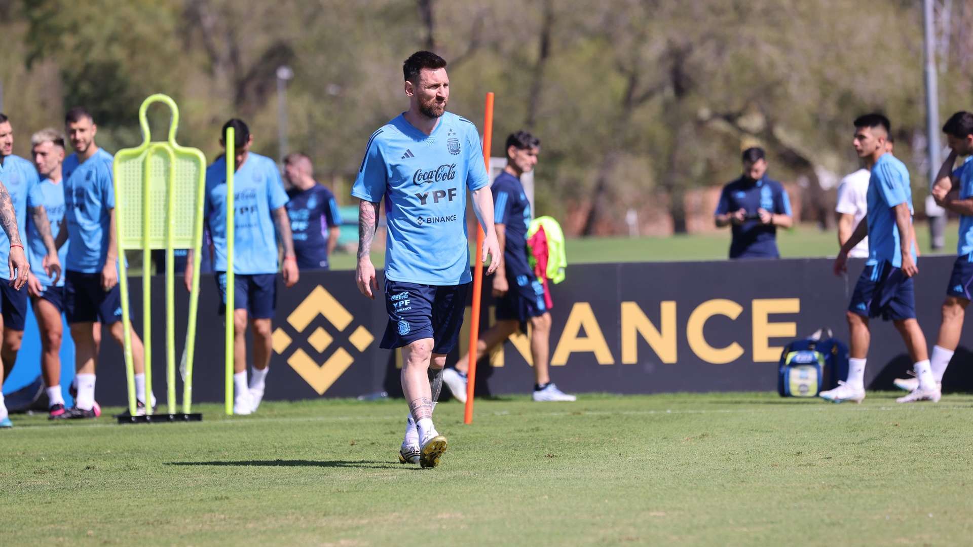 Lionel Messi Argentina Entrenamiento 27032023