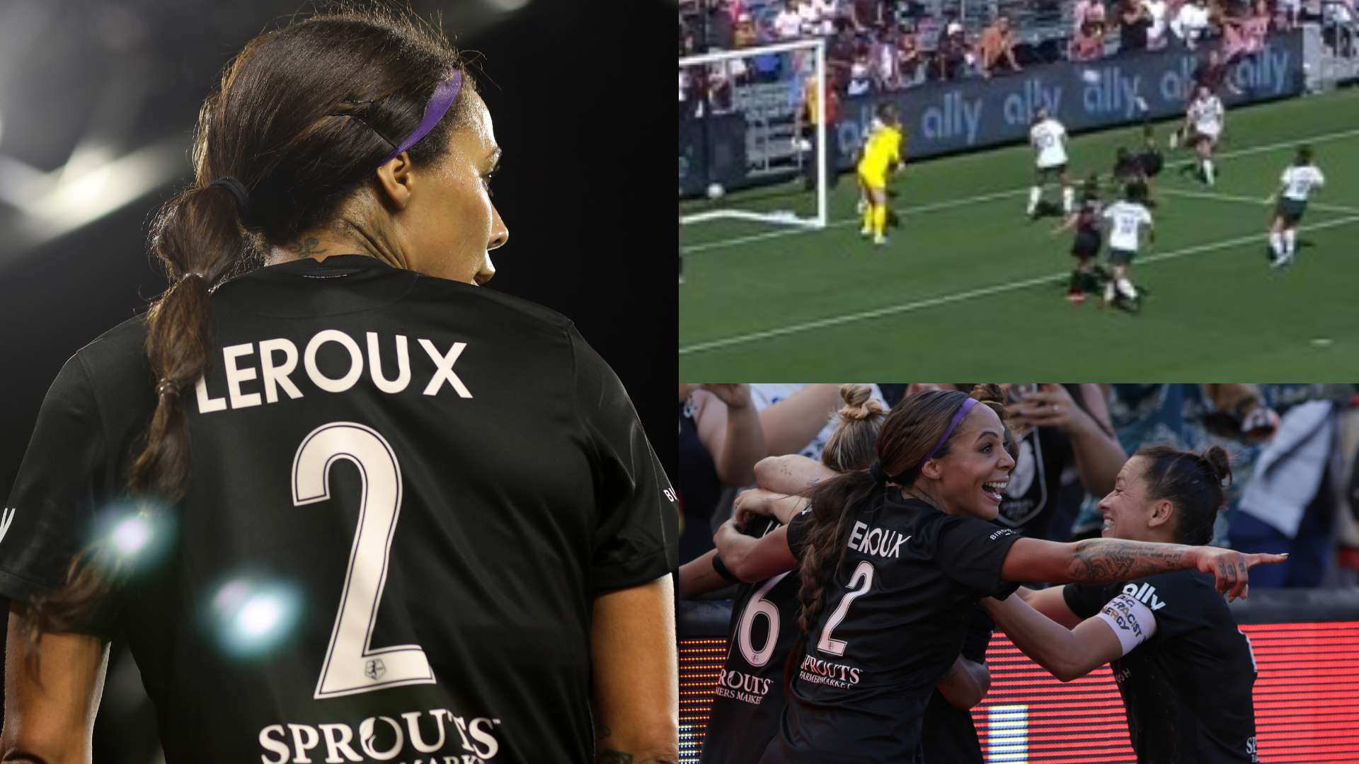 Sydney Leroux Angel City FC bicycle kick 2023