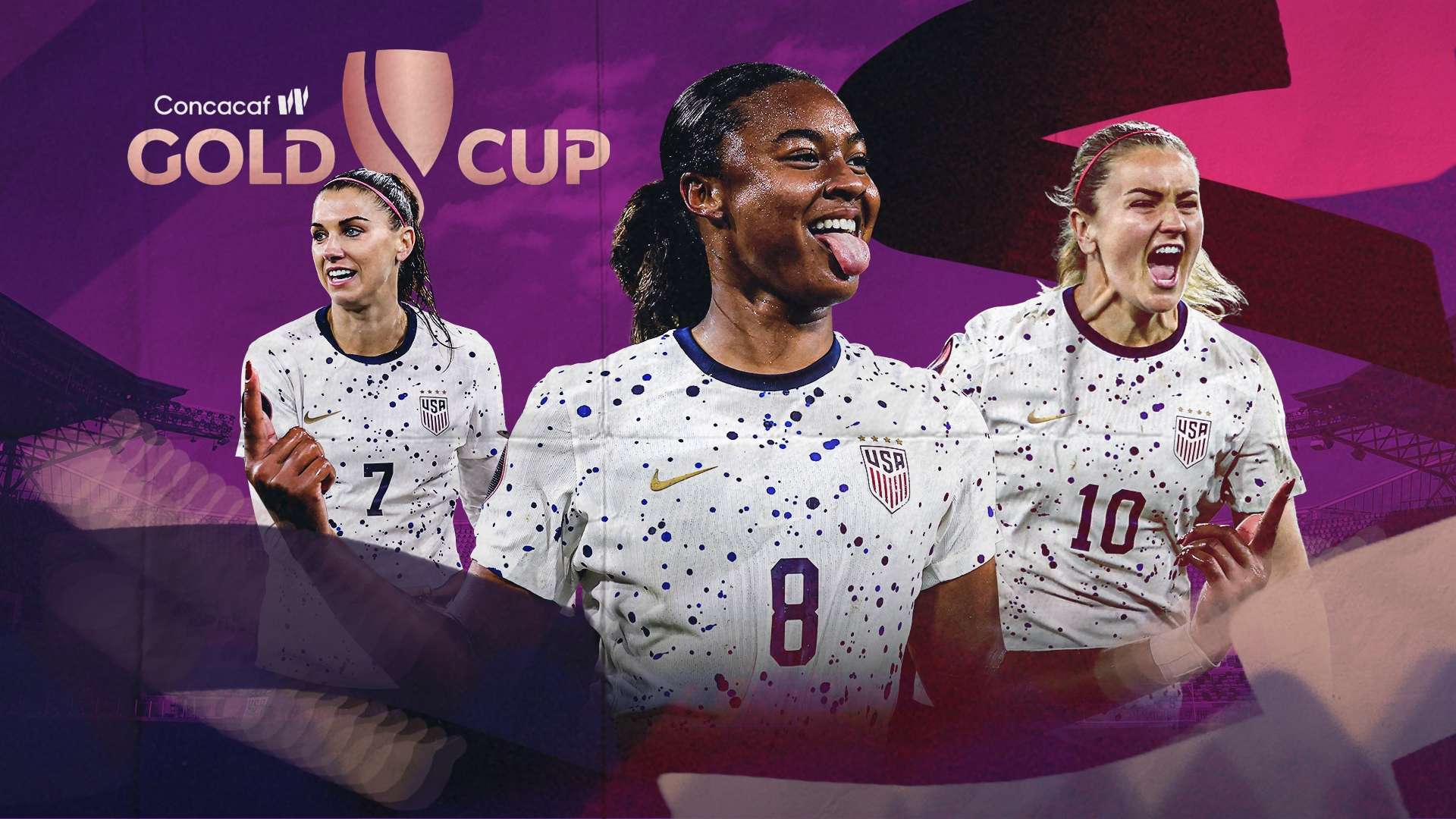 USWNT Gold Cup winners GFX