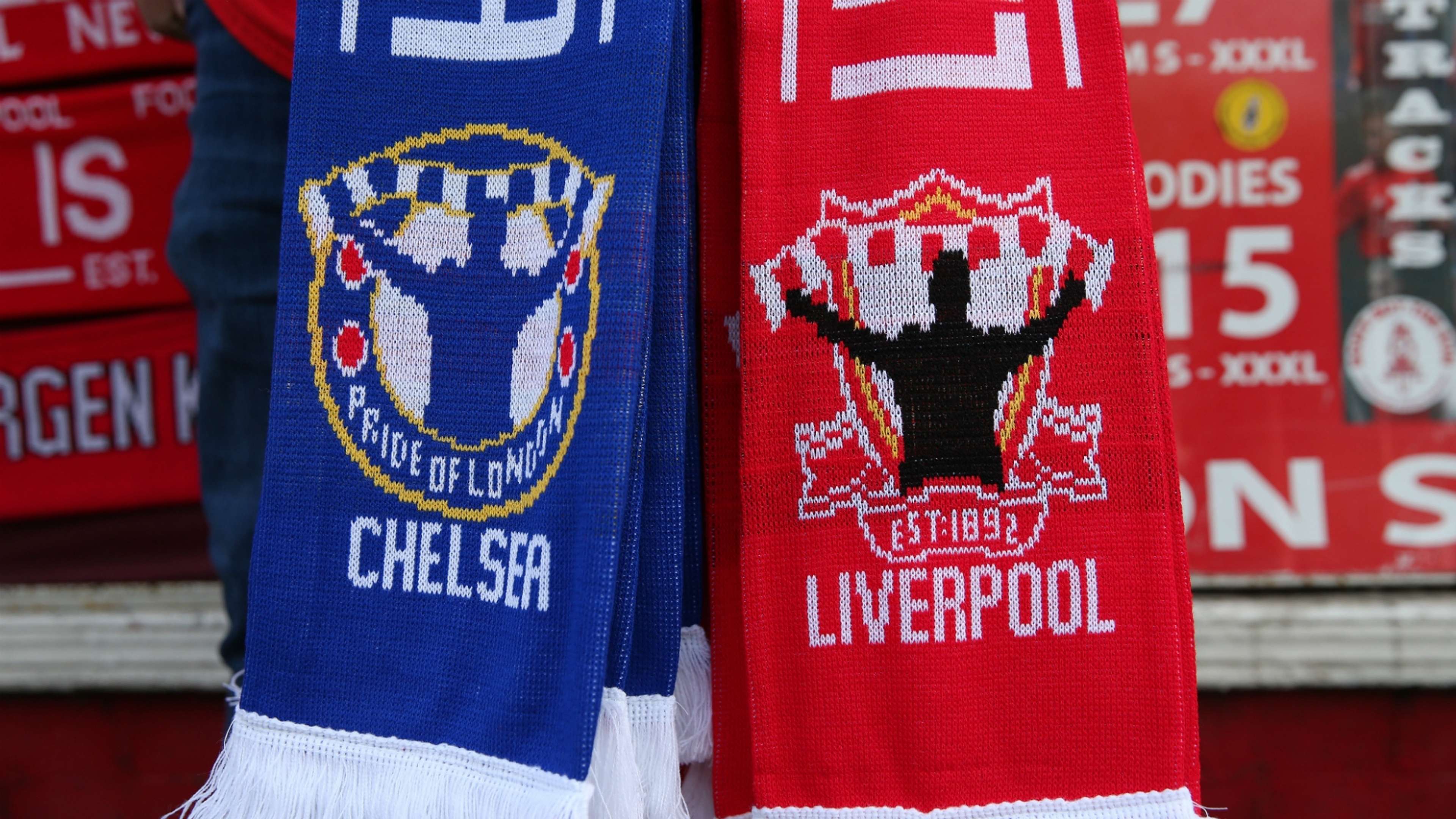 Chelsea Liverpool scarf