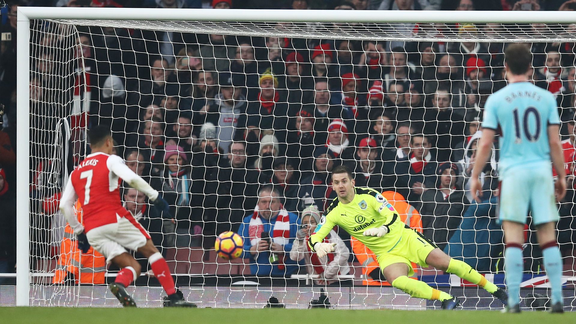 Sanchez penalty Arsenal Burnley