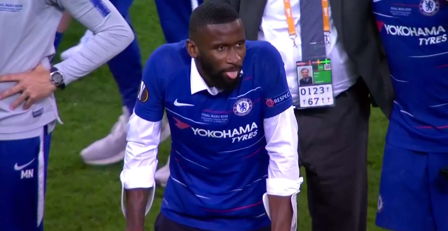 Antonio Rudiger Chelsea Arsenal Europa League 2019